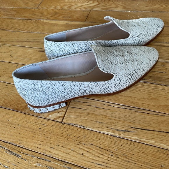 Vince Camuto Snakeskin Loafers - Picture 3 of 4